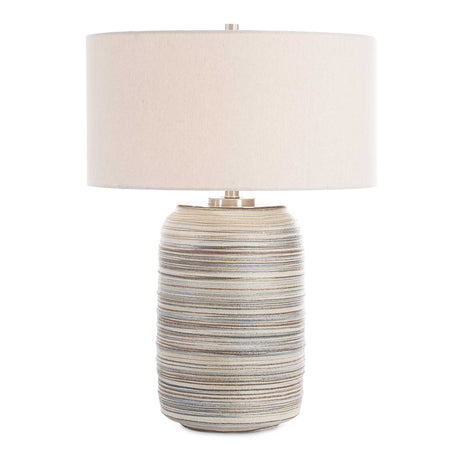 Prospect Ceramic Large Table Lamp - Gray by Uttermost - View 1