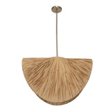 Bend 1 Light Raffia Pendant - Light Brown by Uttermost - View 7