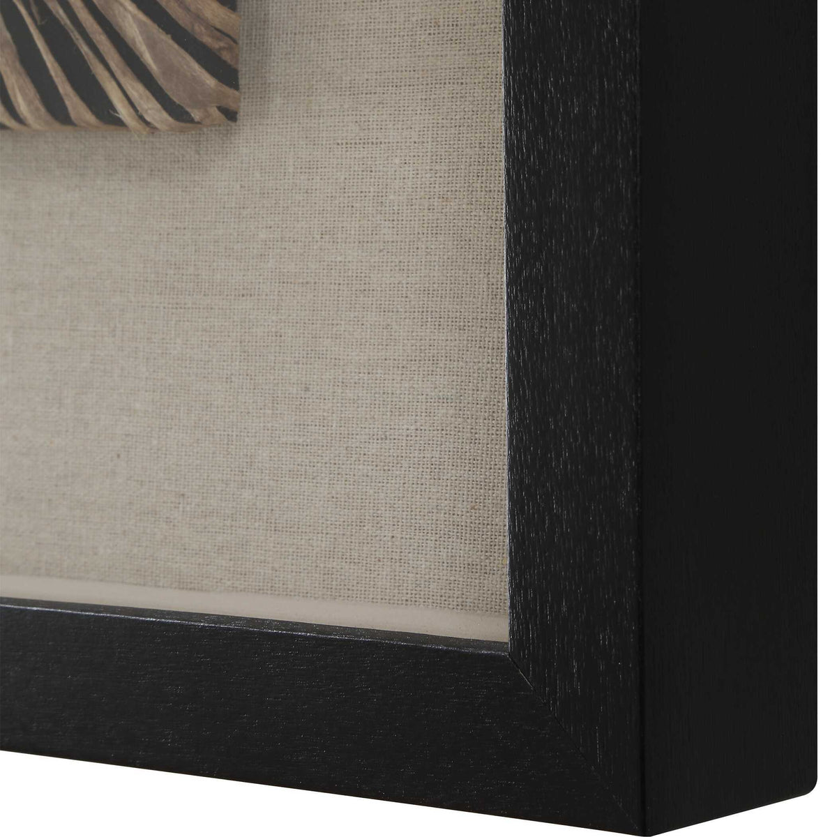 Intertwine Knit Paper Shadow Box (Set of 2) - Light Brown by Uttermost - View 6