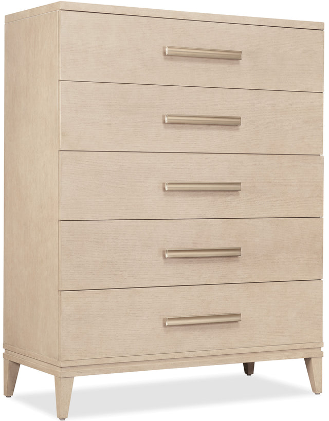 Westwood Five Drawer Chest Light Wood - Beige by Hooker Furniture - View 1