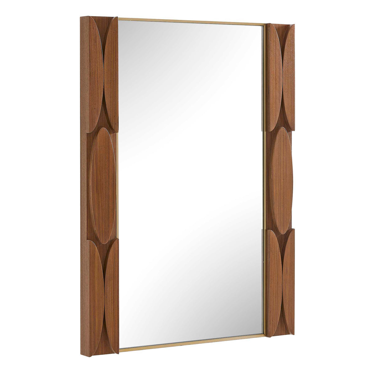Macario Mid-Century Wood Mirror Woodtone - Dark Brown by Uttermost - View 5