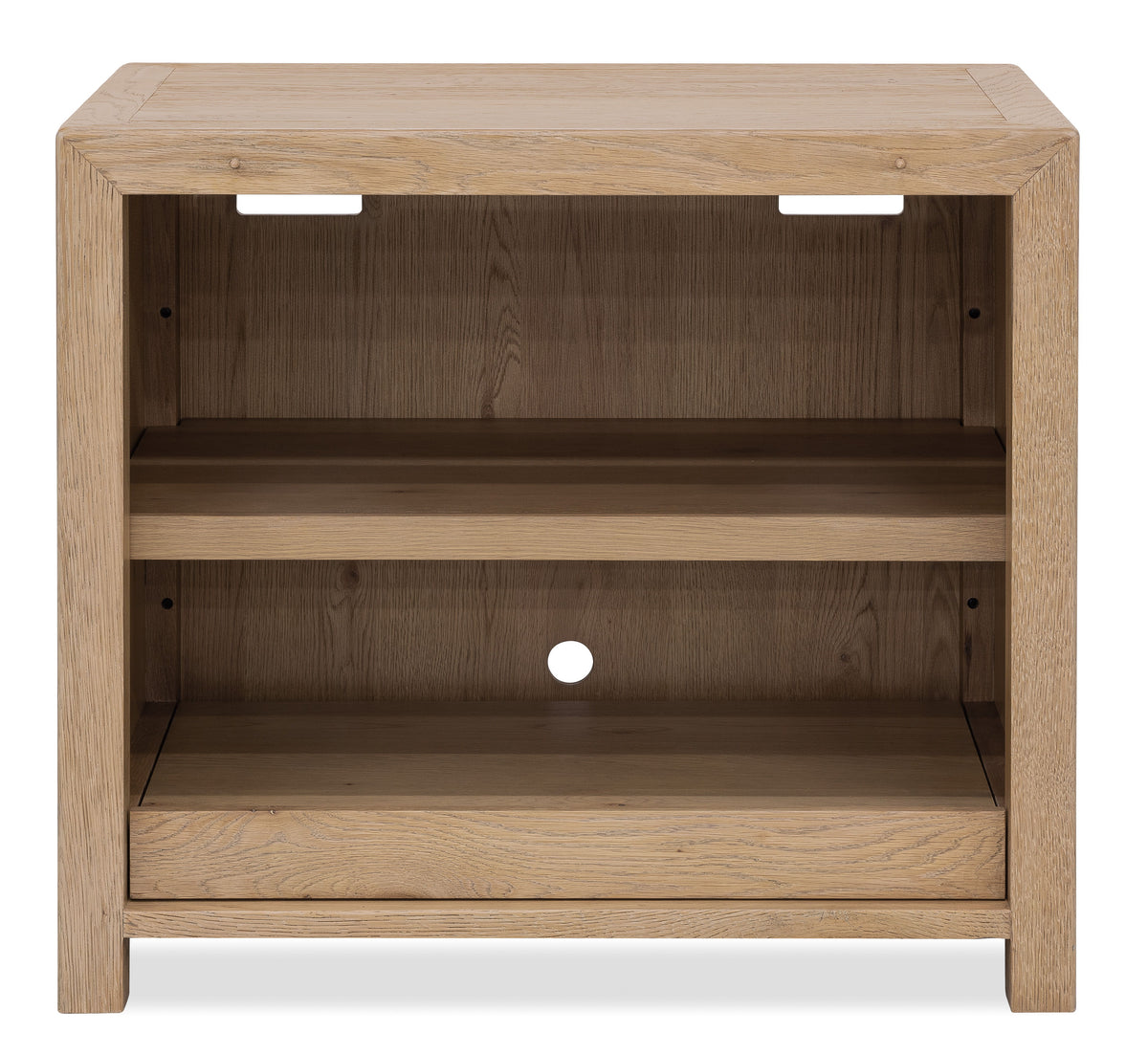 Driftwood Open Shelf Cabinet Buckboard - Light Brown by Hooker Furniture - View 2