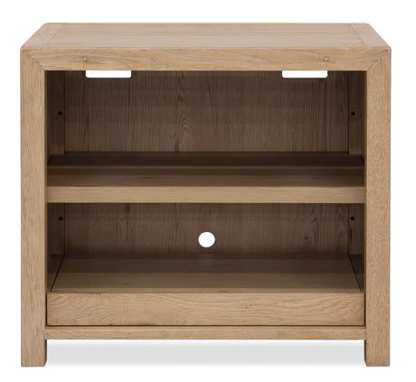 Driftwood Open Shelf Cabinet Buckboard - Light Brown by Hooker Furniture - View 2