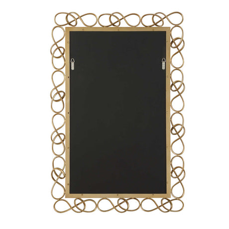 Twist It Mirror Antique Brass - Gold by Uttermost - View 6