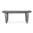 Fade To Black Wood Bench - Black / White by Uttermost - View 1