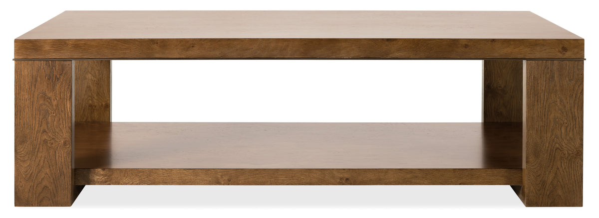 Melange Mulholland Rectangle Coffee Table - Dark Brown by Hooker Furniture - View 8