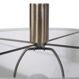 Minette Mid-Century Floor Lamp - Gold / White by Uttermost - View 7
