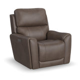 Carter Power Recliner With Power Headrest & Lumbar - Cappuccino | Flexsteel