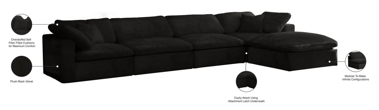 Cozy - Modular Sectional - 634Black - Sec8A - Home Elegance USA - 7