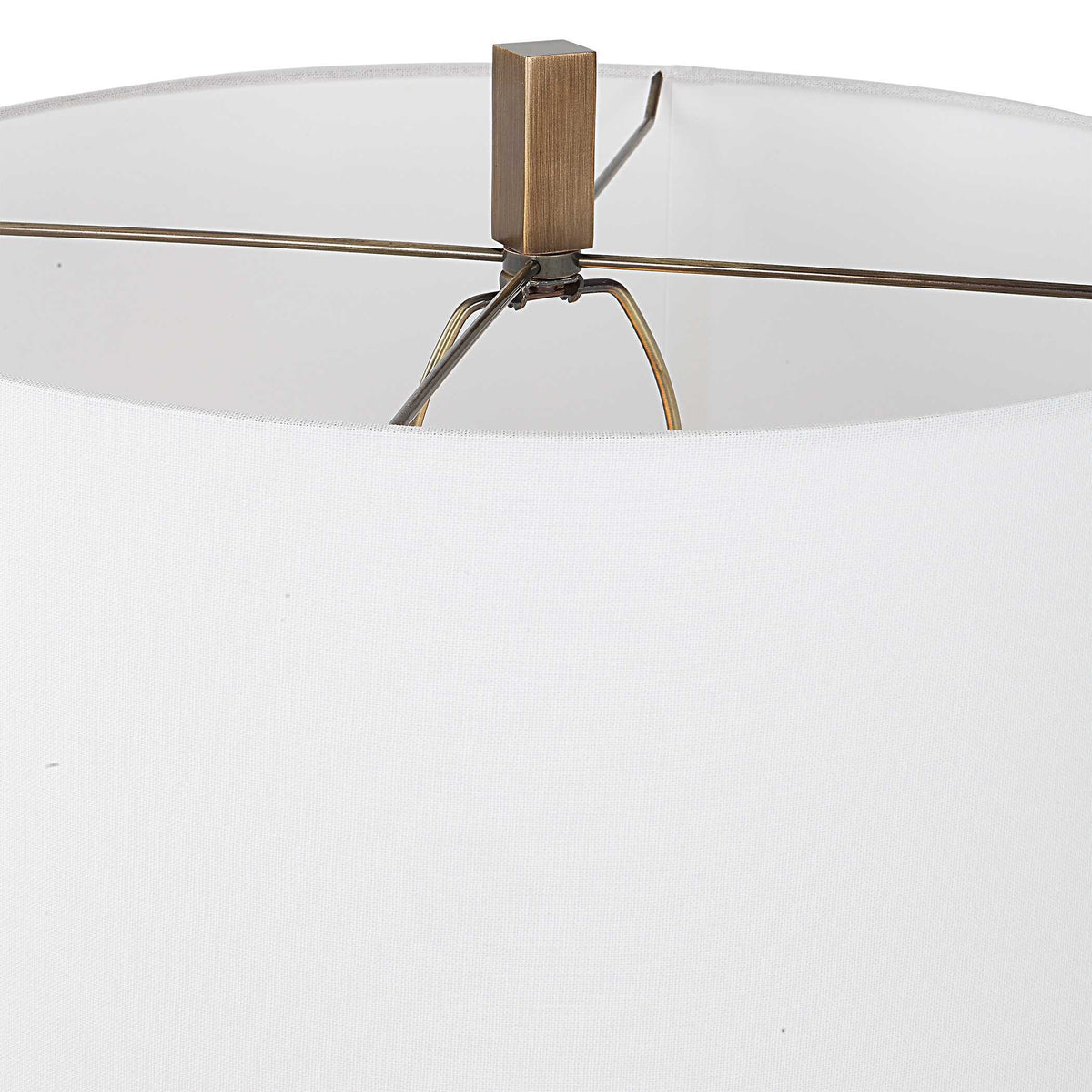 Link Brushed Gold Floor Lamp by Uttermost - View 8