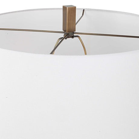 Link Brushed Gold Floor Lamp by Uttermost - View 8