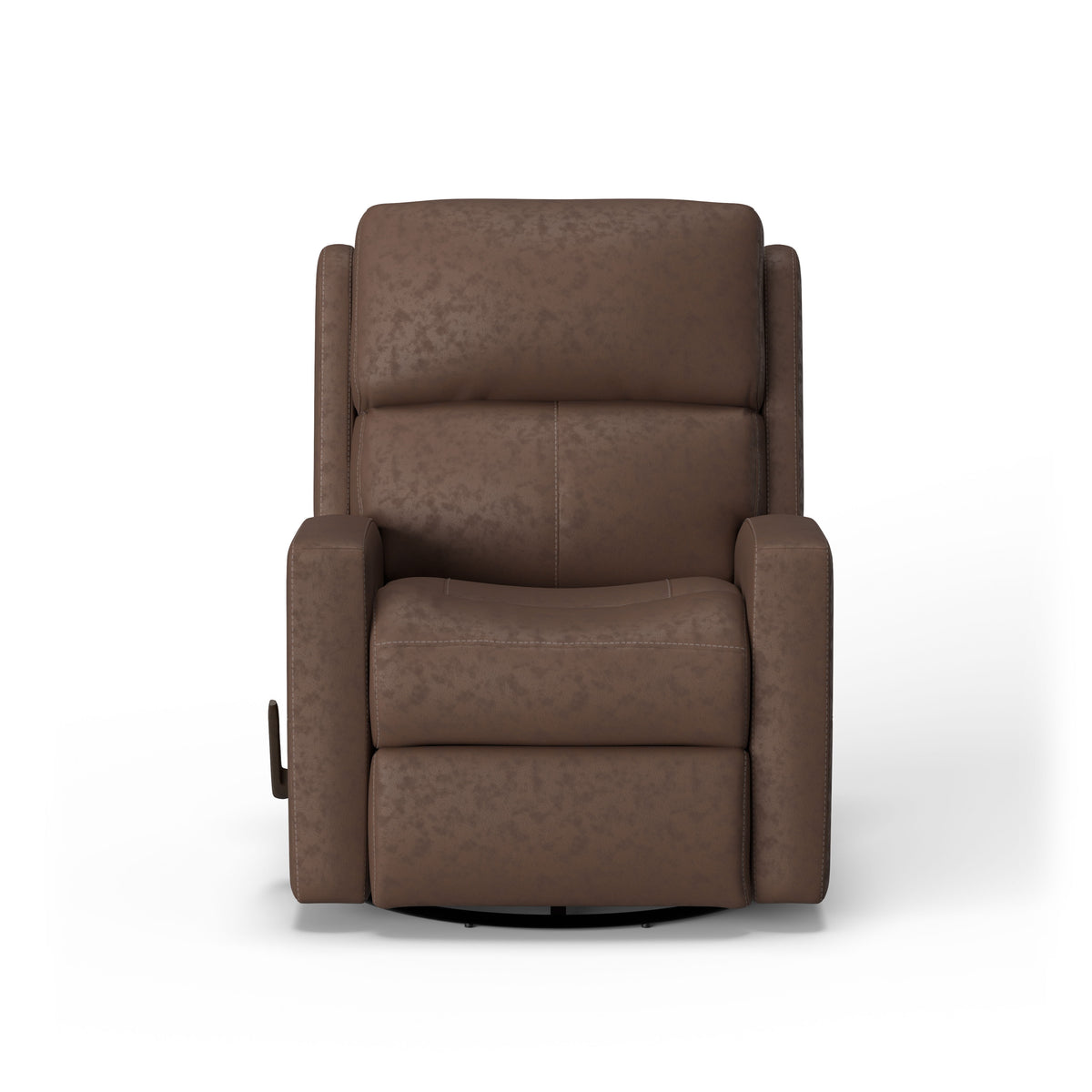 Catalina Transitional Leather Swivel Gliding Recliner | Flexsteel