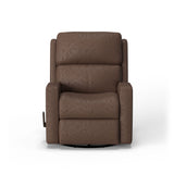 Catalina Transitional Leather Swivel Gliding Recliner | Flexsteel