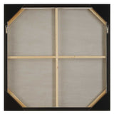 Say When Hand Painted Canvas Black / Blue / Brown / Gold / Gray / White - Blue / Gray by Uttermost - View 7
