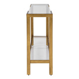 Kendrick Glass Console Table - Gold by Uttermost - View 9