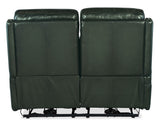 Hamilton Power Loveseat With Power Headrest - Dark Green by Hooker Furniture - View 2