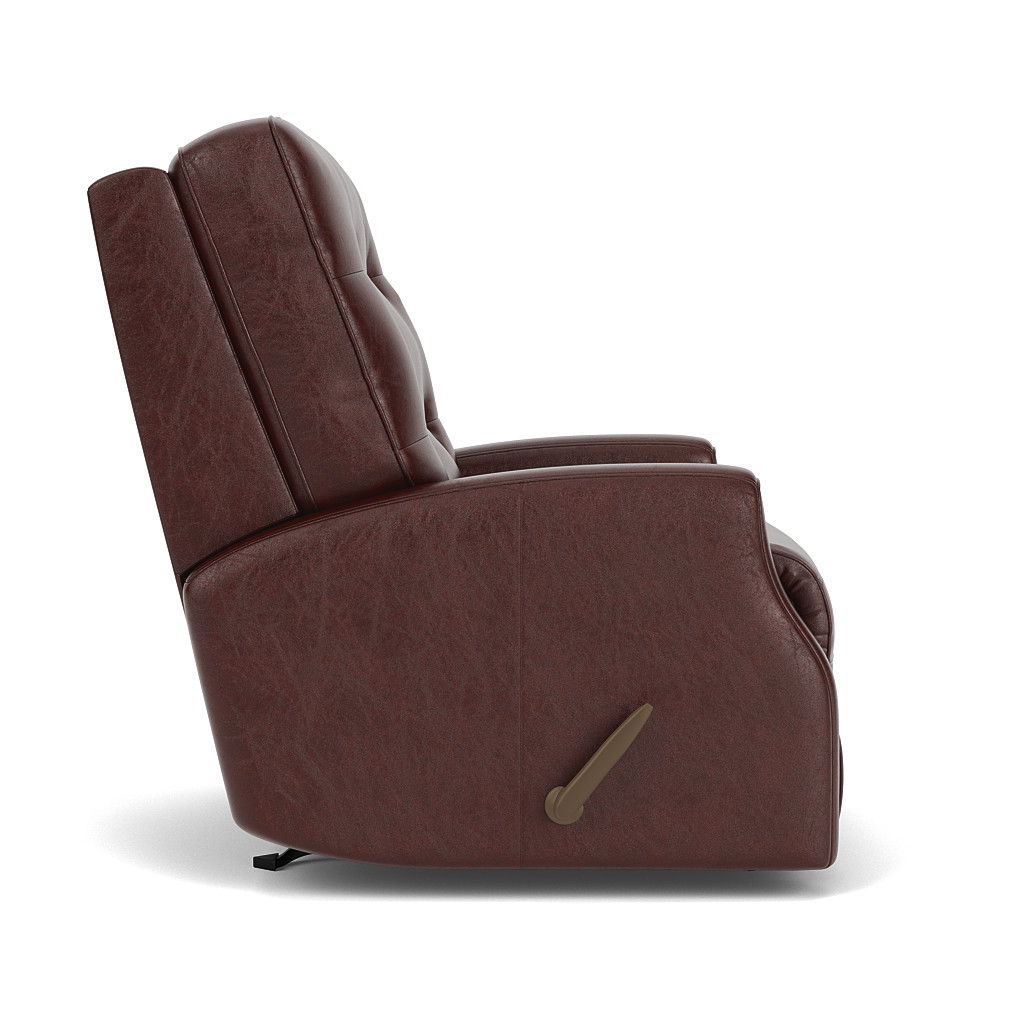 Devon Transitional Leather Rocking Recliner | Flexsteel