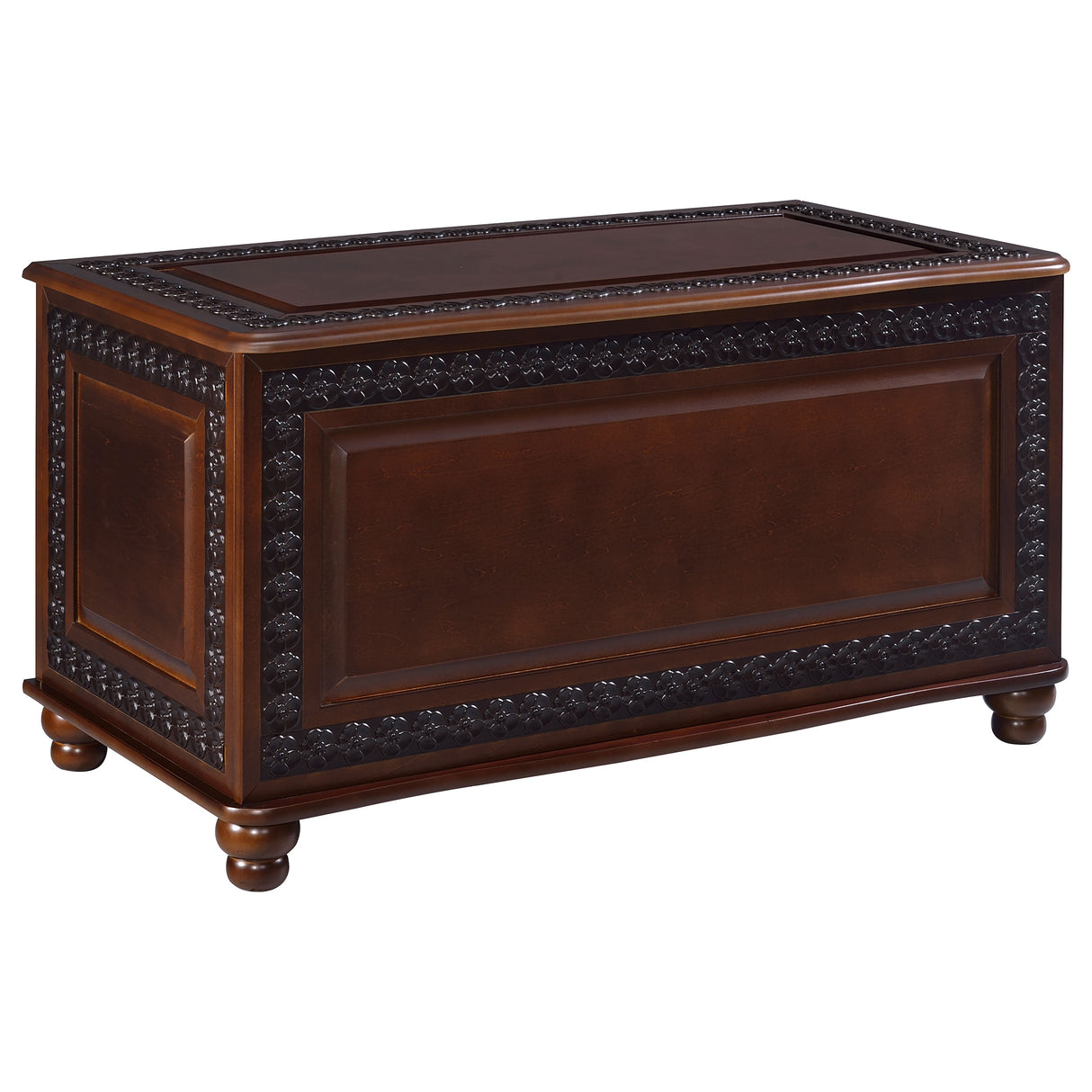 Cedar Chest - Finlay Flip Open Storage Cedar Chest Deep Tobacco