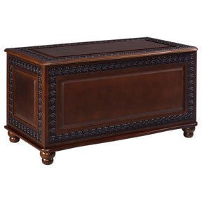 Cedar Chest - Finlay Flip Open Storage Cedar Chest Deep Tobacco