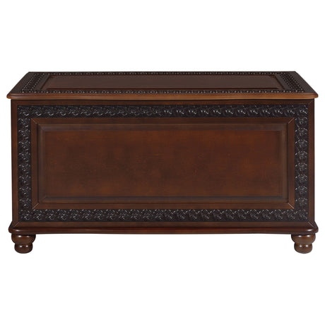 Cedar Chest - Finlay Flip Open Storage Cedar Chest Deep Tobacco