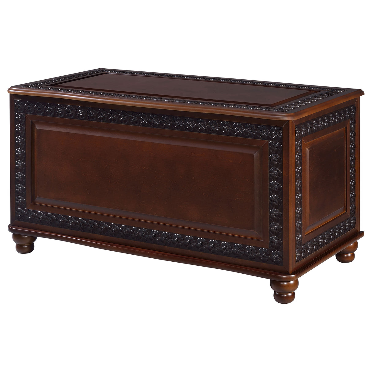 Cedar Chest - Finlay Flip Open Storage Cedar Chest Deep Tobacco