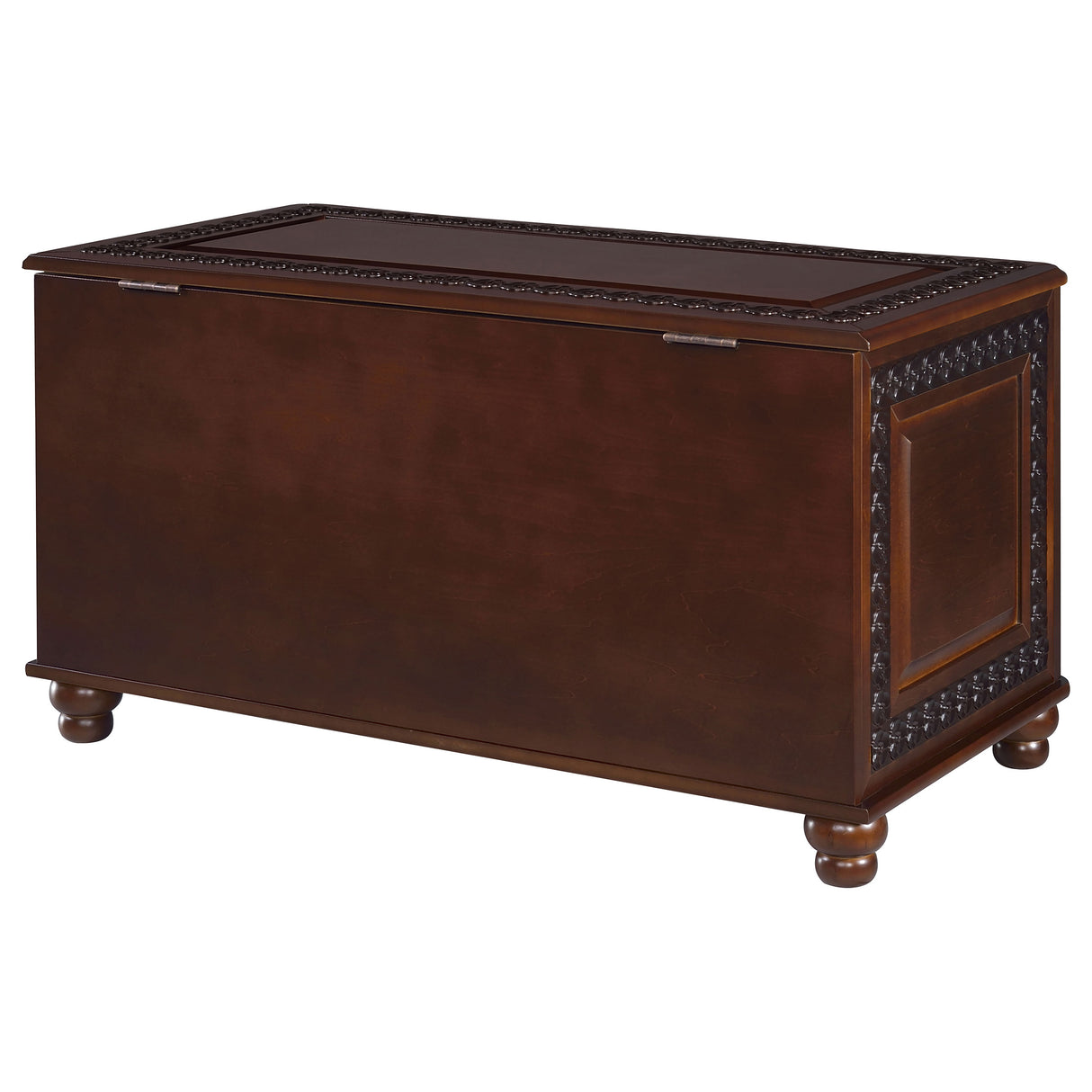 Cedar Chest - Finlay Flip Open Storage Cedar Chest Deep Tobacco