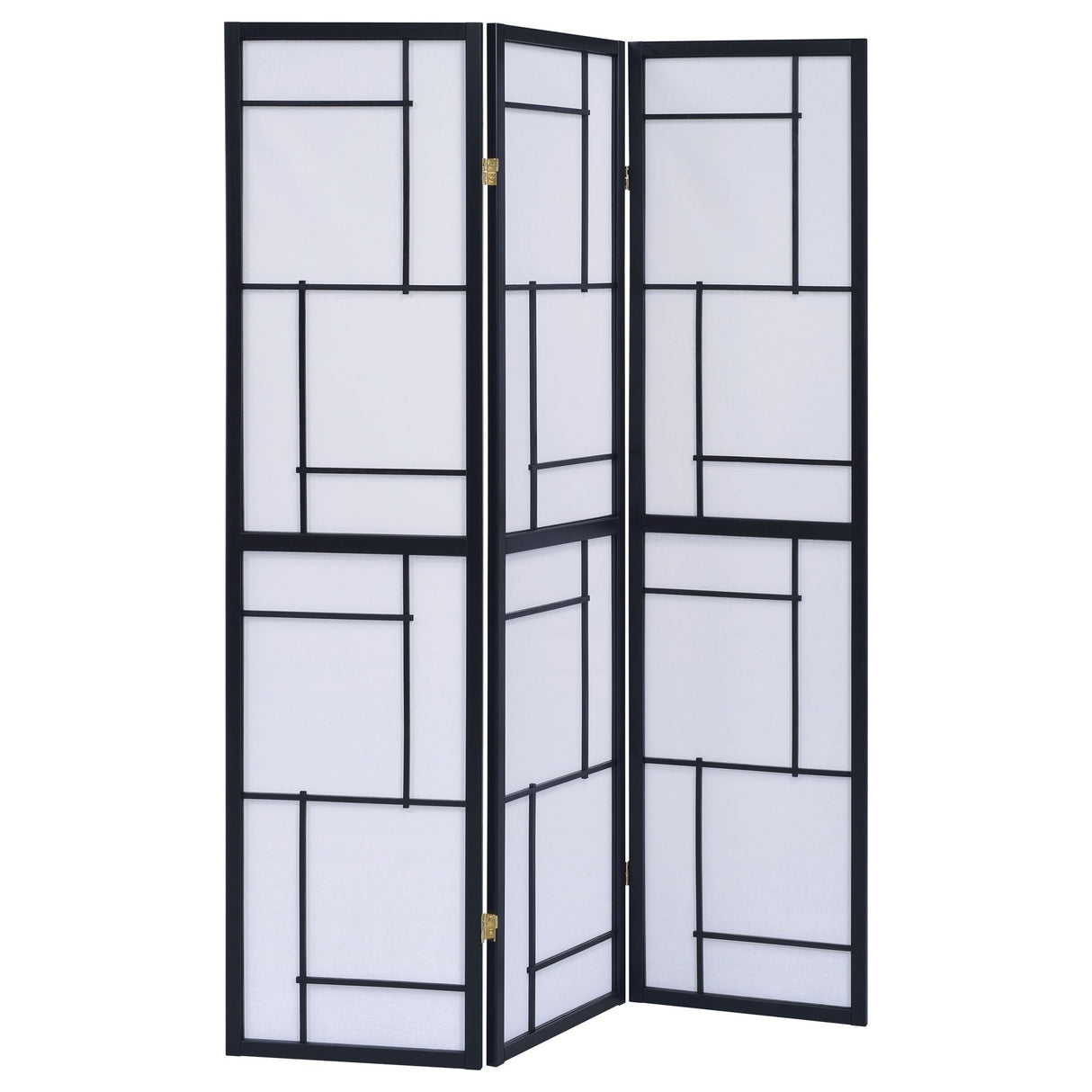 Damis 3 - panel Folding Floor Screen Black and White - 900102 - image - 1