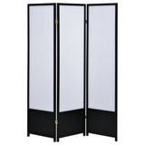 Calix 3 - panel Folding Floor Screen Translucent and Black - 900120 - image - 3