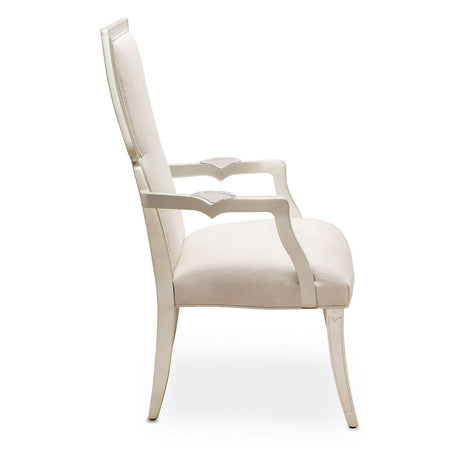 Camden Court Arm Chairs in Oyster Fabric with Crystal Inlay (Set of 2) – AICO