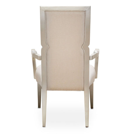 Camden Court Arm Chairs in Oyster Fabric with Crystal Inlay (Set of 2) – AICO