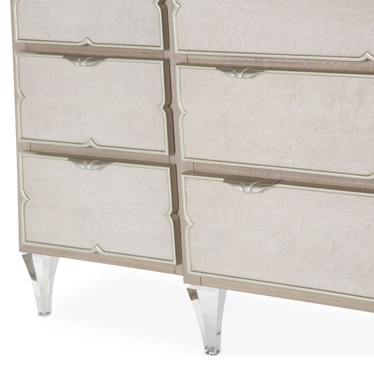 Camden Court Storage Console - Dresser In Pearl - 9005050 - 126 | Aico - 9005050 - 126 - Home Elegance USA - 7