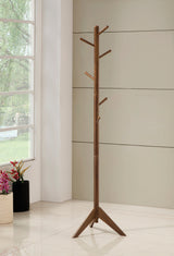 Coat Rack - Devlin Coat Rack with 6 Hooks Walnut