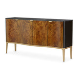 Aico Furniture Malibu Crest Sideboard In Crotch Mahogany 9007007-411 Home Elegance USA