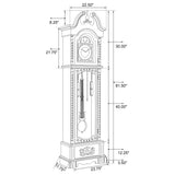 Grandfather Clock - Cedric Grandfather Clock with Chime Golden Brown
