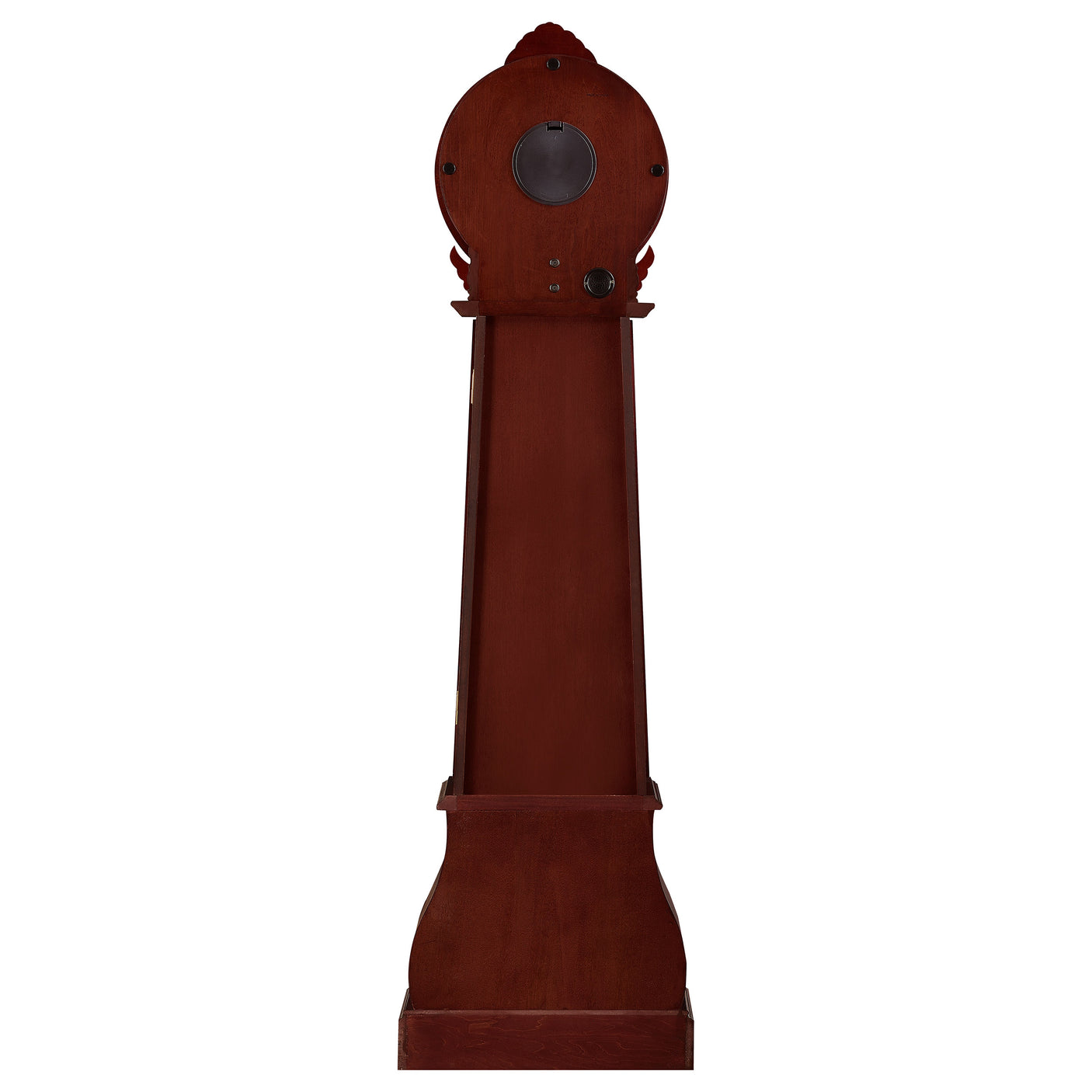 Grandfather Clock - Narcissa Grandfather Clock with Chime Brown Red