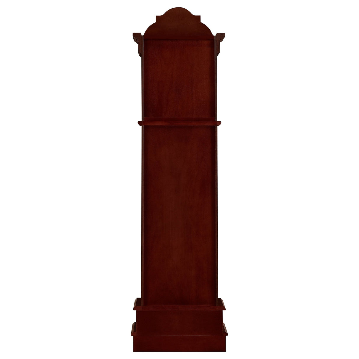 Diggory Grandfather Clock Brown Red and Clear | Coaster | Home Elegance USA