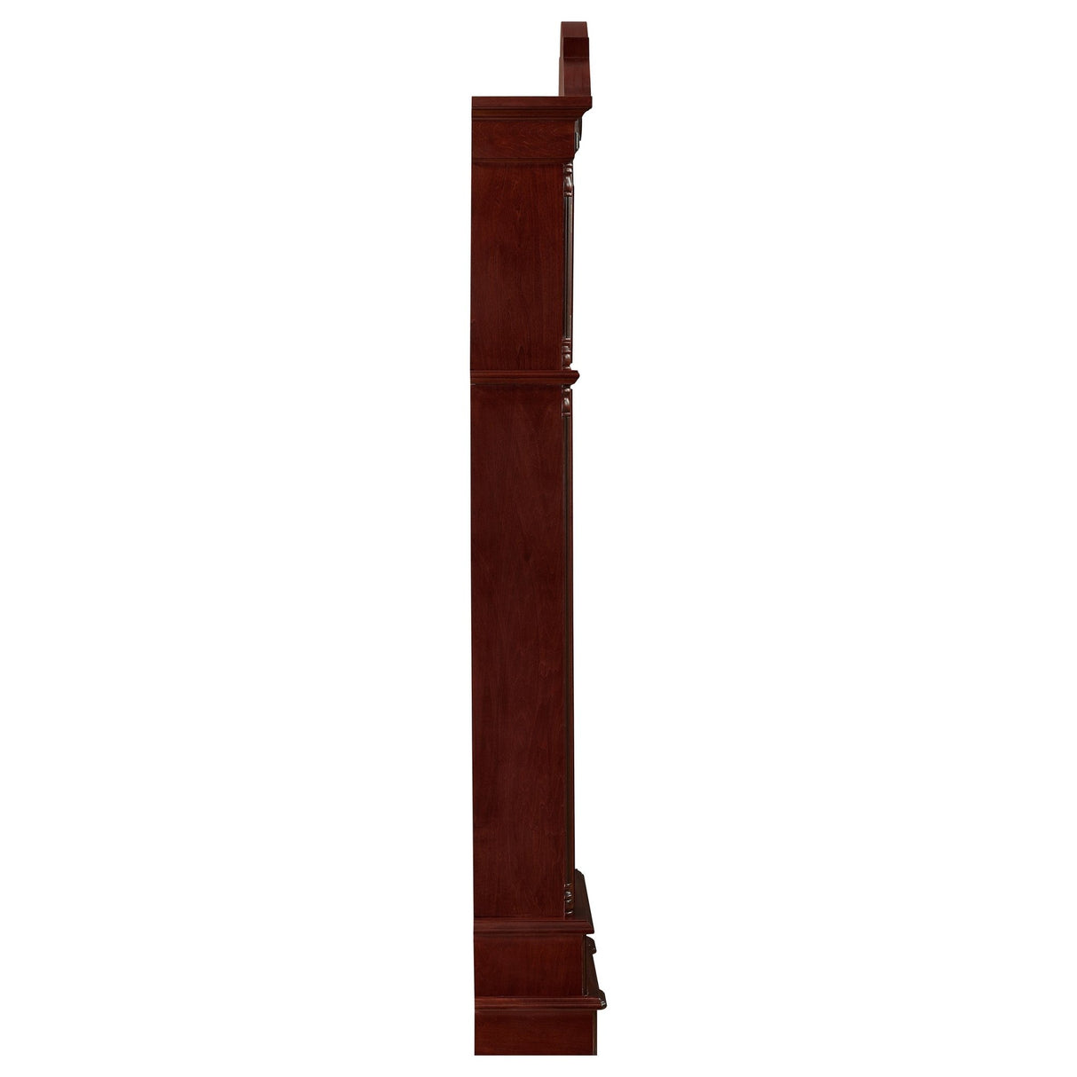 Diggory Grandfather Clock Brown Red and Clear | Coaster | Home Elegance USA