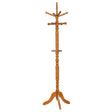 Coat Rack - Achelle Coat Rack with 11 Hooks Golden Brown