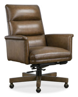 Starling Executive Swivel Tilt Chair - Dark Brown by Hooker Furniture - View 1