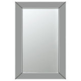 Wall Mirror - Pinciotti Rectangular Beveled Wall Mirror Silver