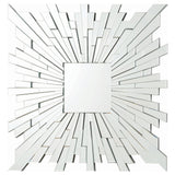 Brantley Square Sunburst Wall Mirror Silver | Coaster - 901785 - Home Elegance USA - 1