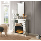 Acme - Dominic Fireplace 90202 Mirrored