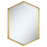 Bledel Hexagon Shaped Wall Mirror Gold | Coaster - 902356 - Home Elegance USA - 1