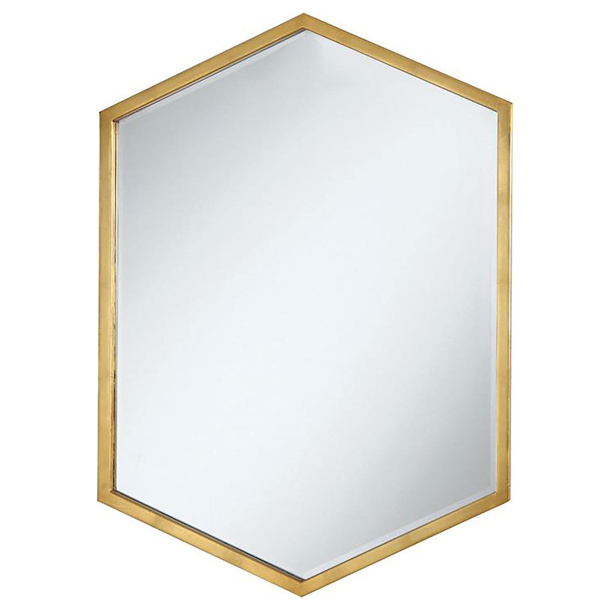 Wall Mirror - Bledel Hexagon Shaped Wall Mirror Gold