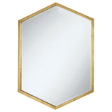 Wall Mirror - Bledel Hexagon Shaped Wall Mirror Gold