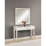 Acme - Nasa Console Table 90244 Mirrored & Mother of Pearl