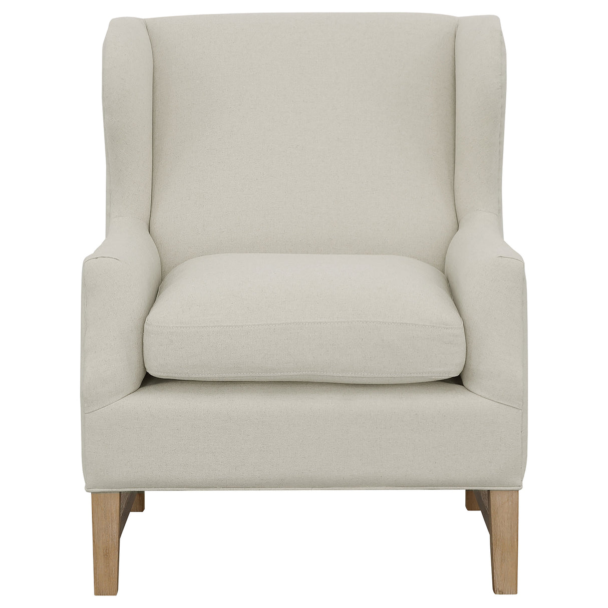 Accent Chair - Fleur Wing Back Accent Chair Cream