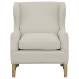 Accent Chair - Fleur Wing Back Accent Chair Cream