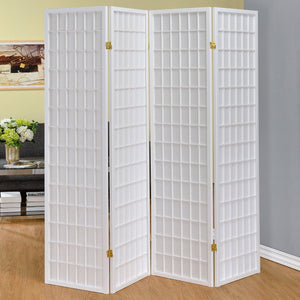 Roberto 4 - panel Folding Screen White - 902626 - image - 2