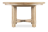 Retreat Pole Rattan Round Dining Table With 1-20" Leaf - Beige by Hooker Furniture - View 5